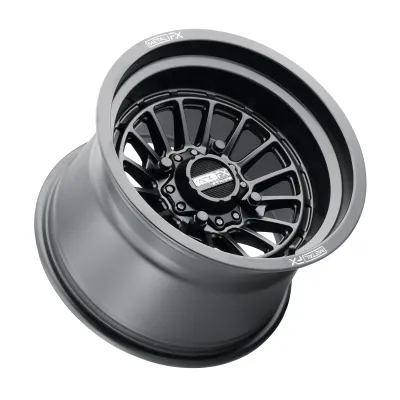 Metal FX Delta Non-Beadlock 15x10 PO156  +0 Offset Satin Black