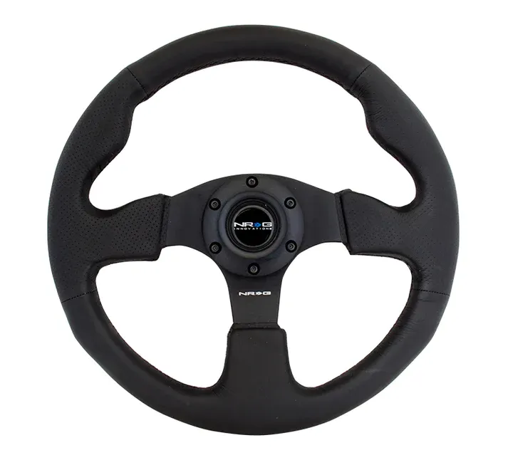 RST-012R - Black Stitch Steering Wheel