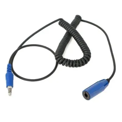 Coiled Headset Extension Cable - Short