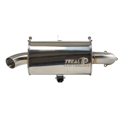 Treal Performance RZR Turbo Slip-On Muffler Exhaust Single