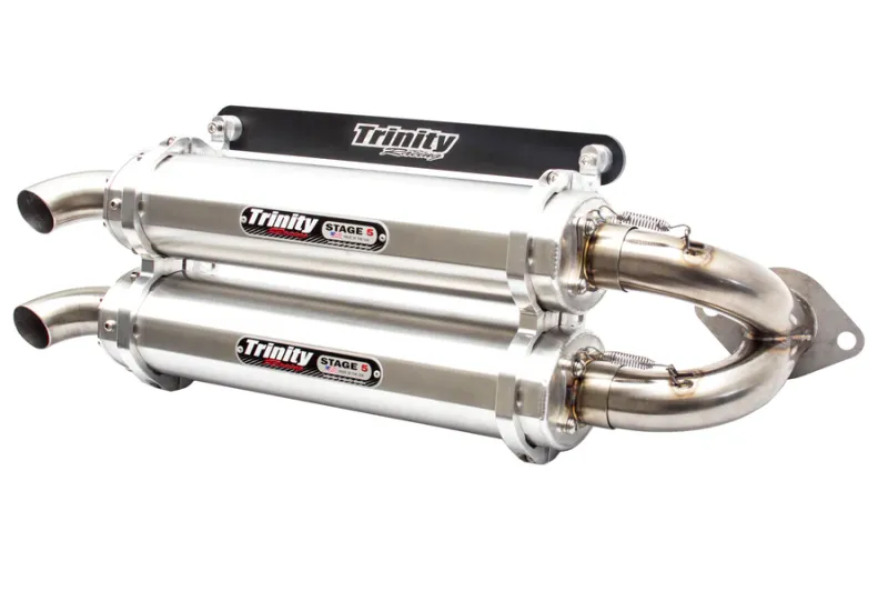 Trinity RZR XP 1000 Dual Exhaust Slip-On Polished