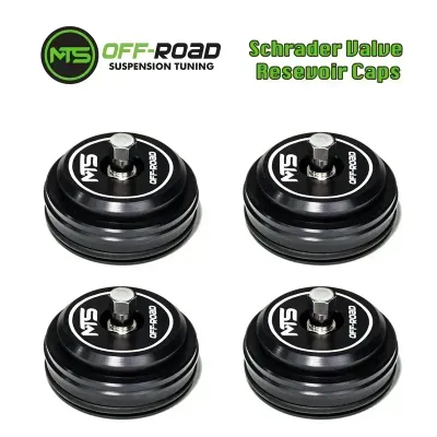 MTS Off-Road Schrader Valve Reservoir Caps (FOR FOX SHOCKS) (Qty 4)