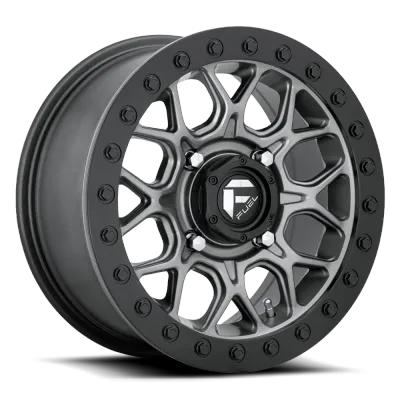 Fuel Tech 15x7 CA137 +2 Beadlock Gunmetal Gray