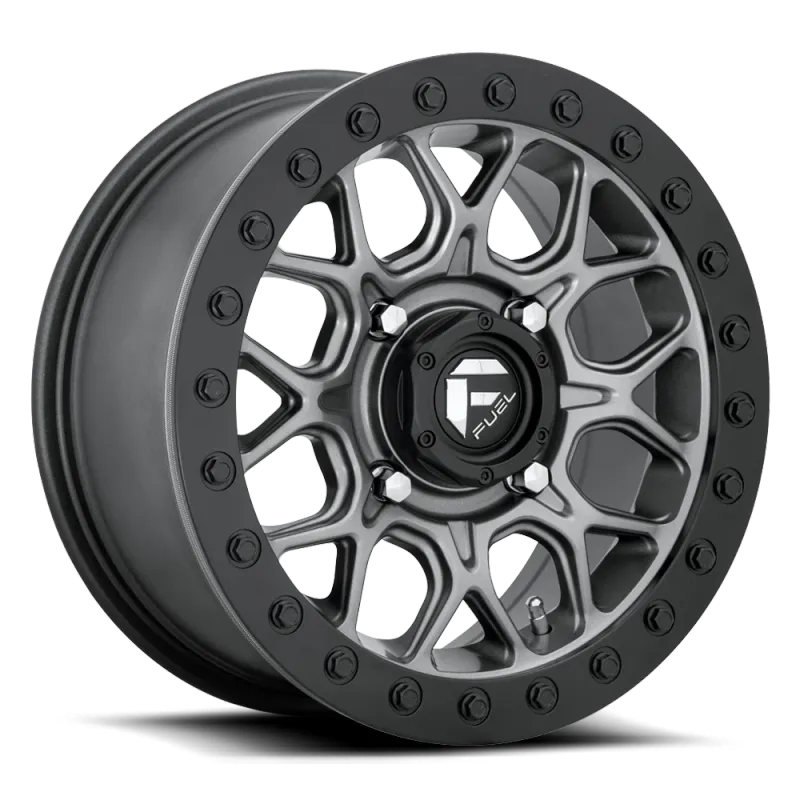 Fuel Tech 15x7 CA137 +2 Beadlock Gunmetal Gray