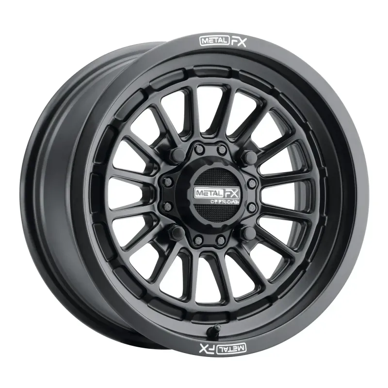 Metal FX Delta Non-Beadlock 15x7 PO156 +25  Satin Black +2.5