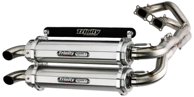 Trinity RZR XP 1000 Dual Exhaust System - Satin