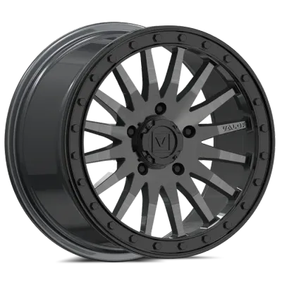 V06 Beadlock 15x8 5L +2 BLK Brushed Gunmetal