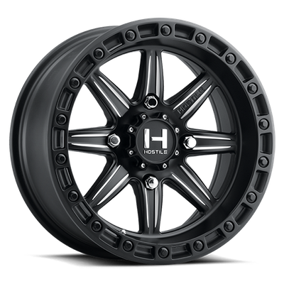Hostile H109 Alpha UTV 15x7 PO156 Satin Black, 13mm
