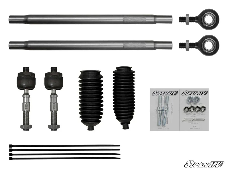 Super ATV Polaris RZR XP Turbo Heavy-Duty Tie Rod Kit