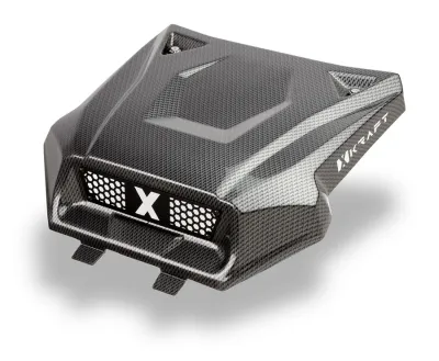 XKraft Polaris RZR Pro XR1 Hood (Carbon Fiber Look)