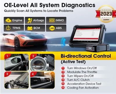 Launch x431- Full system diagnosis tablet &amp; tools