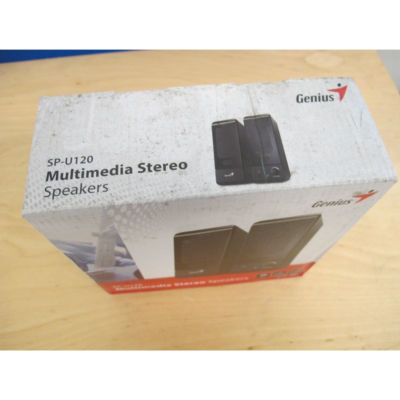 Genius SP-U120 Black Stereo Speakers