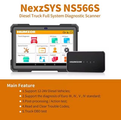 Humzor NS666S – Full system diagnosis tablet &amp; tools