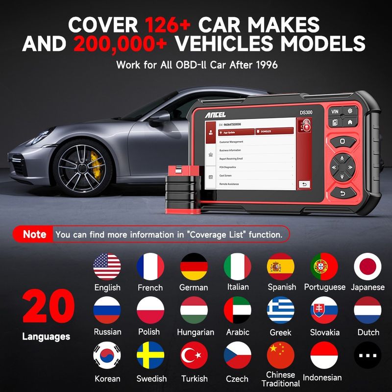 Ancel DS 300 Car Scanner