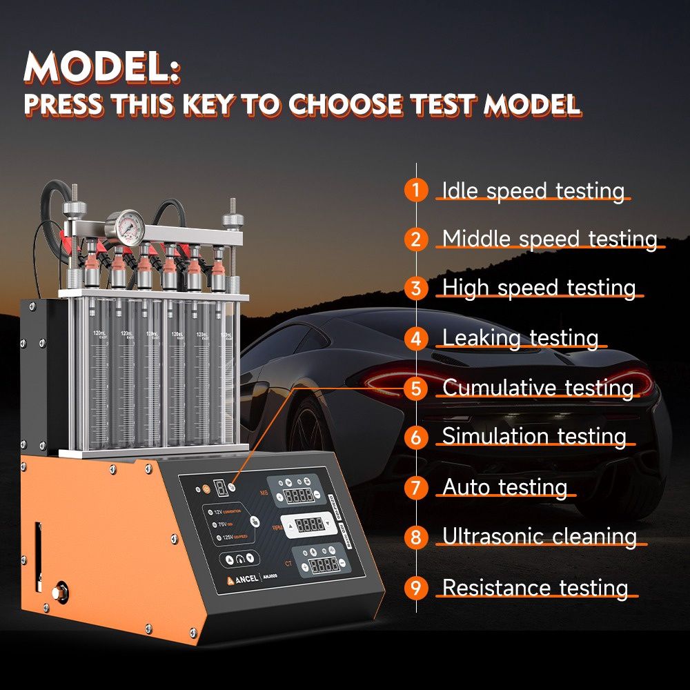 ANJ600 GDI+Piezo Car Injector Cleaner – 6 Cylinder