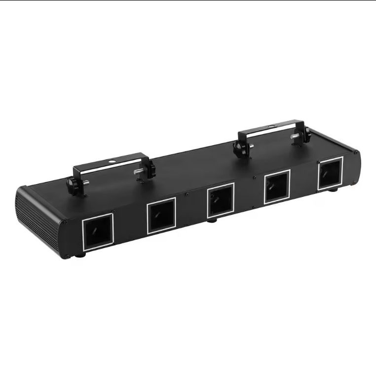 RGBYC Five Slot Disco Laser Light Stage Effect