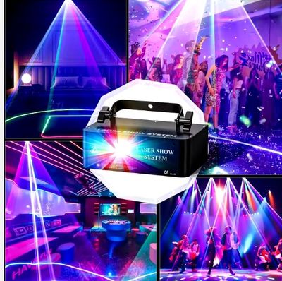 LED RGB Laser Scanner Beam Effect Stage Light