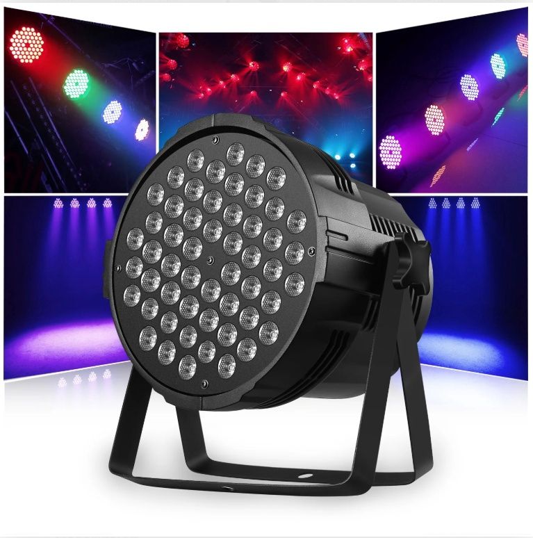 54PCS LED Par Light DMX RGBW Stage Lights Sound Activated DJ Par Light