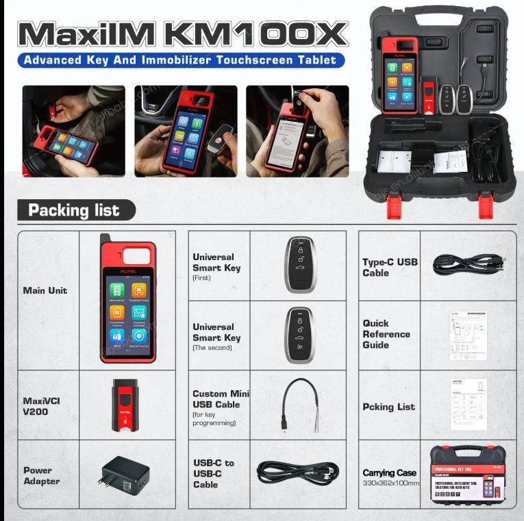 Autel MaxiIM KM100 Key Fob Programming Tool
