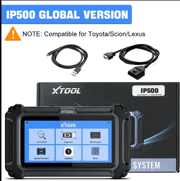 XTOOL IP500 TLS CAN FD Bi-Directional OBD2 Car Scanner Diagnostic Tools for Toyota/Lexus/Scion