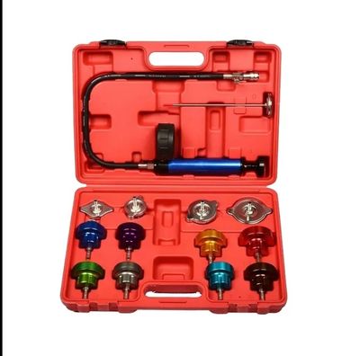 14PCS Automotive Radiator Cooling System Pressure Tester Kit