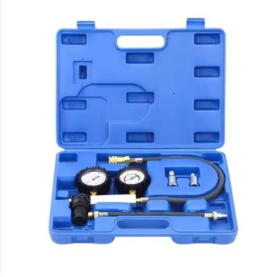 Engine Compression Tester Gauges Cylinder Detector Leakage Leak Down Tester Kit