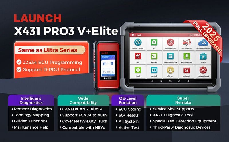Launch  X431 Pro3 V+ Elite