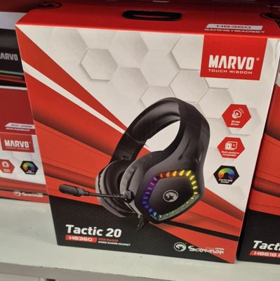 Marvo Scorpion H8360 Tactic 20 USB and 3.5mm RGB Gaming Headset