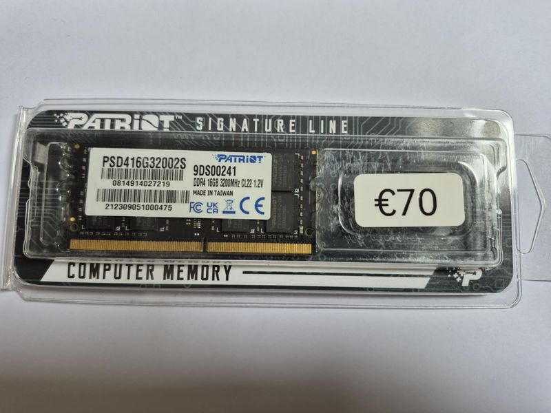 Patriot Signature Line 16GB No Heatsink (1x 16GB) DDR4 2666MHz SODIMM System Memory