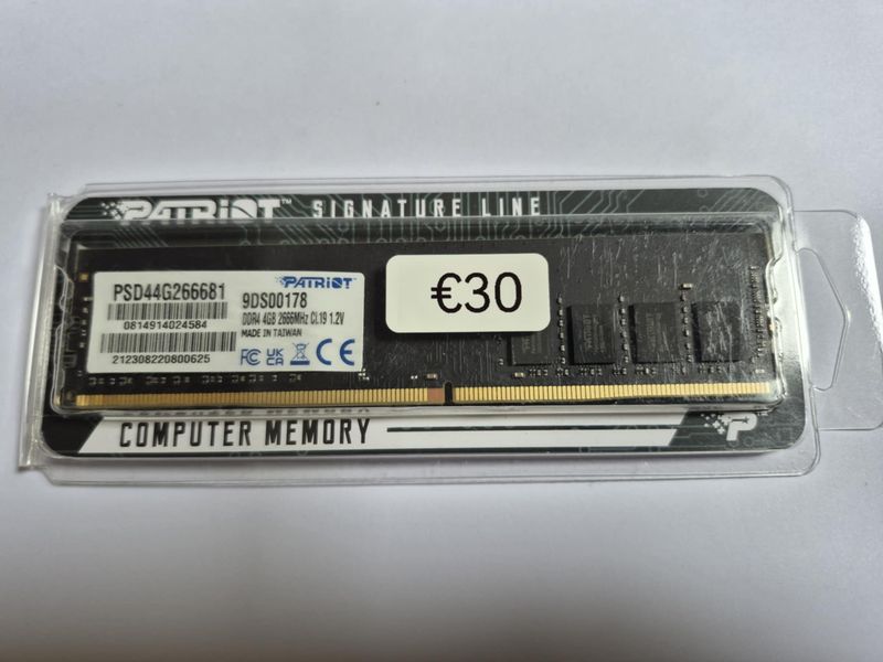 Patriot Signature Line 4GB No Heatsink (1x 16GB) DDR4 2666MHz SODIMM System Memory
