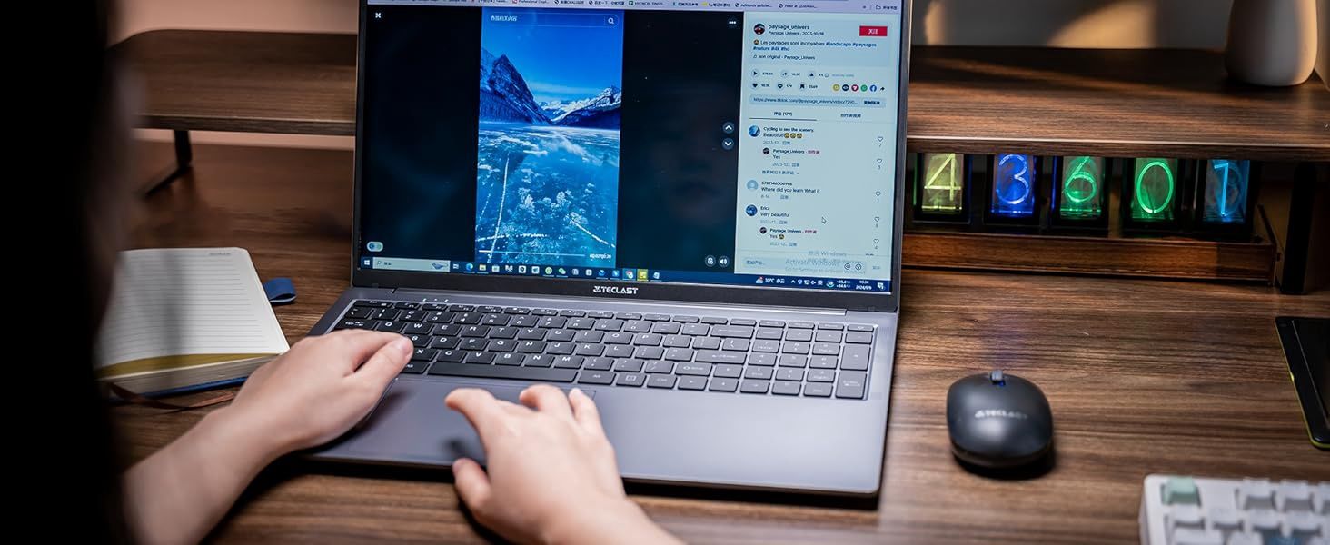 Teclast F17 Plus Laptop 17.3 screen. Windows 11