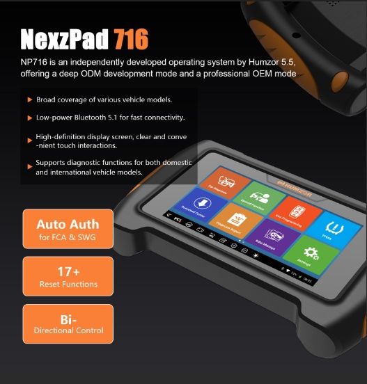 Humzor NT716 OBD2 Scanner