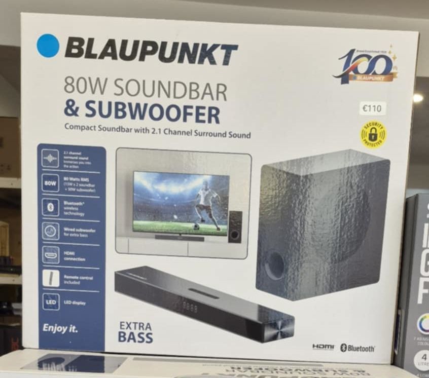 Blaupunkt 80 wt speaker &amp; sub