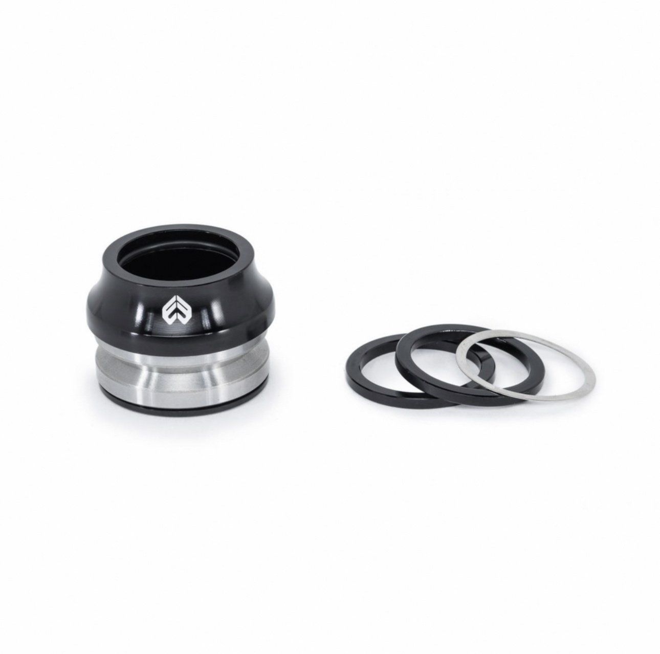 Eclat Wave Integrated Headset, Includes 16mm Top Cap and Two 3mm Spacers, Black