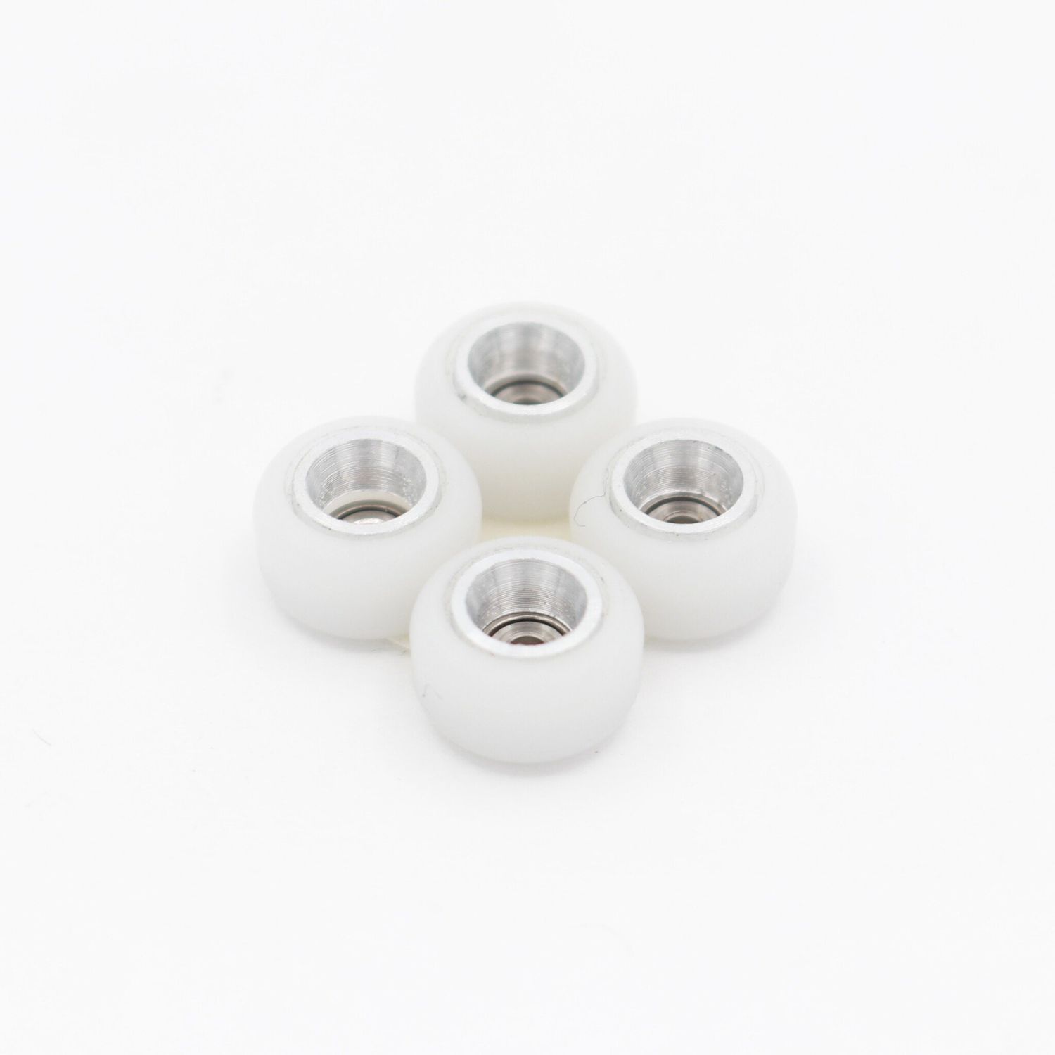 Unity Hard Core FingerBoard Wheels , Color: Silver