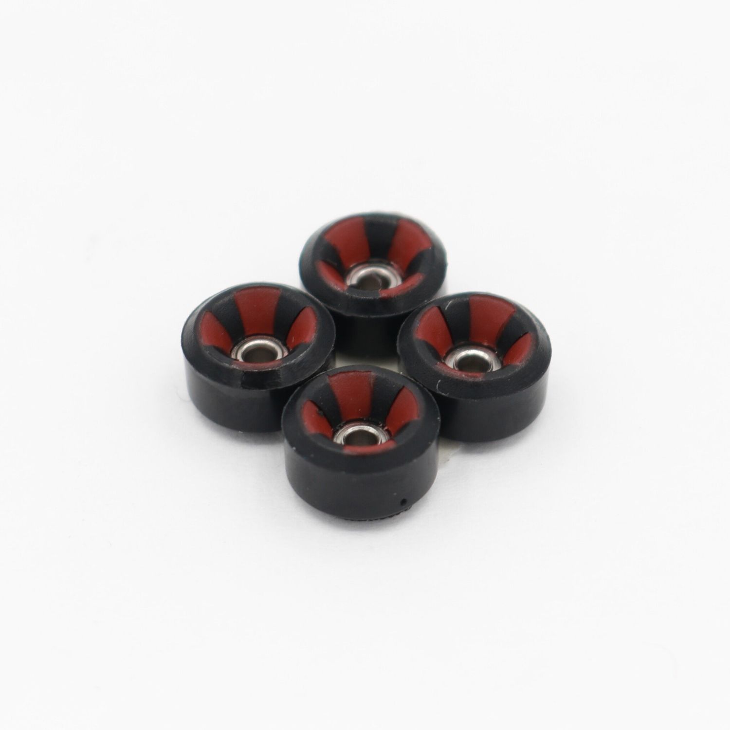 Unity Cloud 9 Fingerboard Wheels 60d, Color: Black/Red