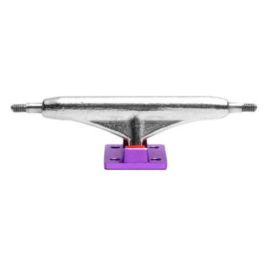 Dynamic FingerBoard Trucks 34MM, Color: Chrome/ Purple Base