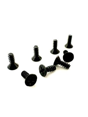 FingerBoard Hardware Screws 8 Pack Long Black