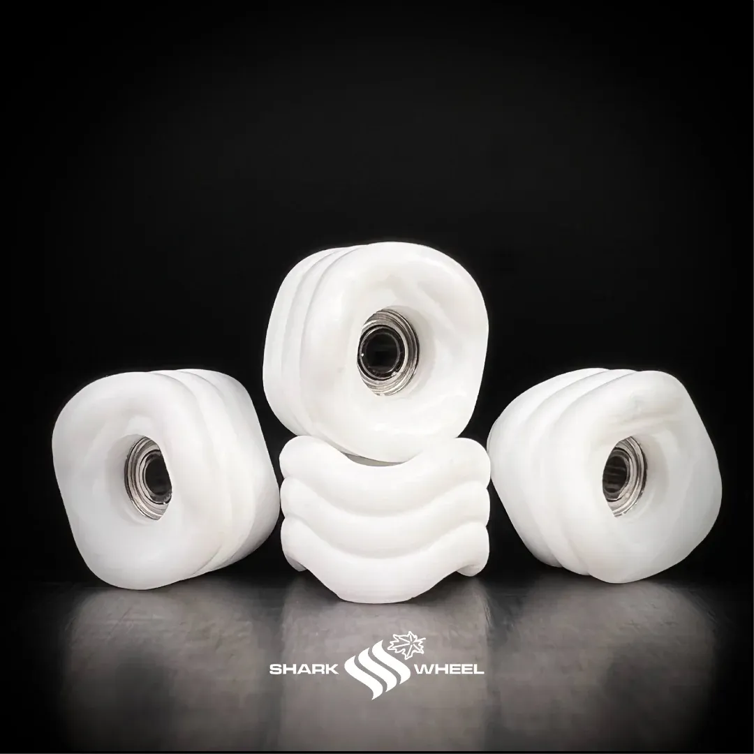 Maple Wheels Shark Wheel 8.7mm x 6mm, Color: White