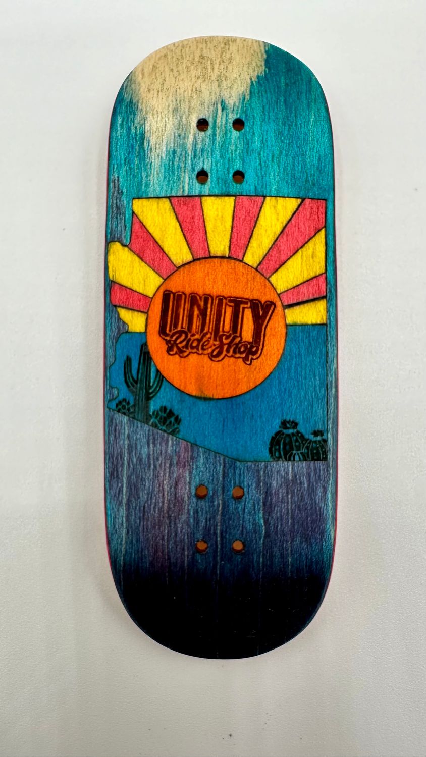 Workers FB Fingerboard Deck Unity AZ Flag 34 Low Zero Blue