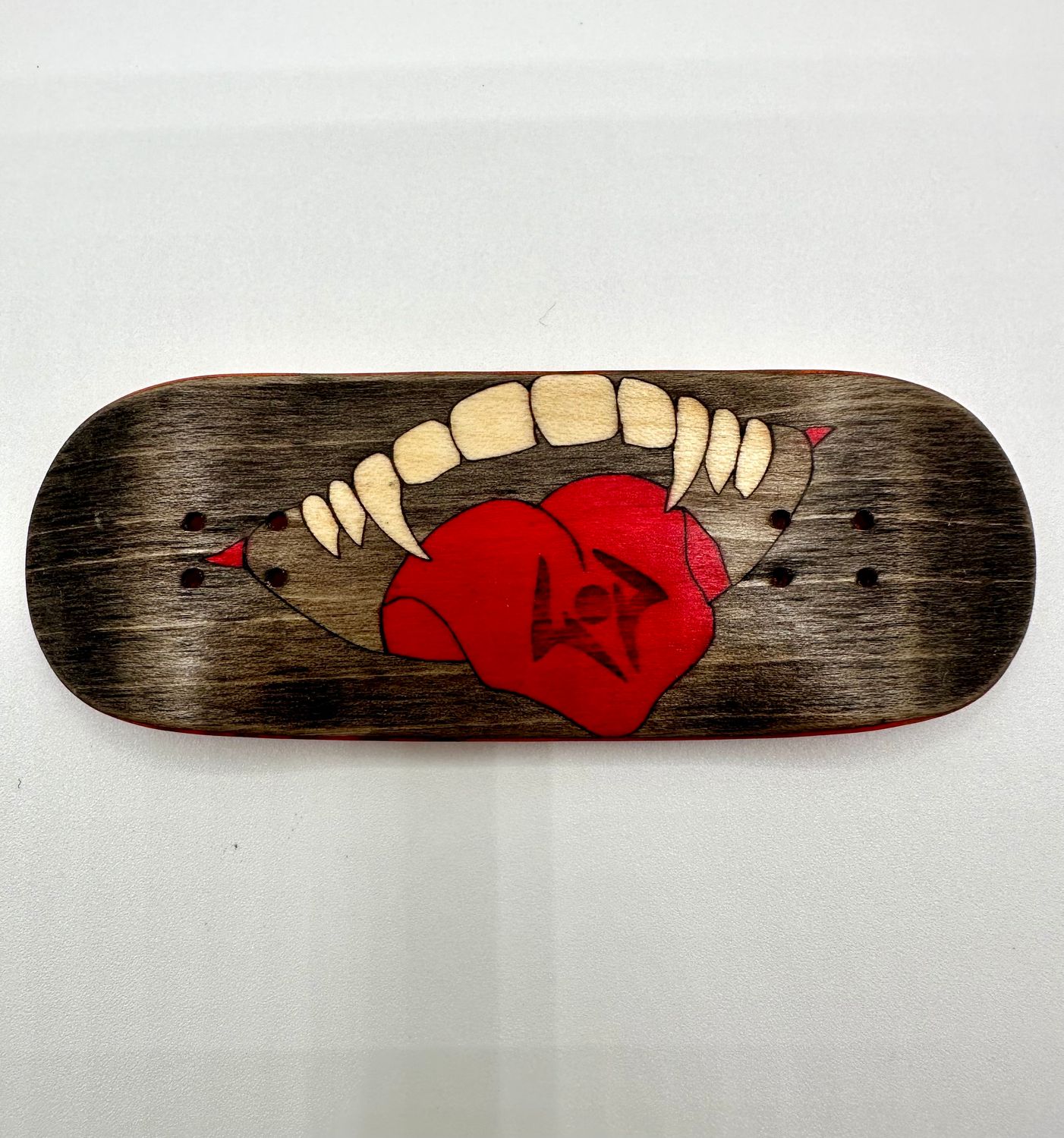 Workers FB Fingerboard Deck Sukuna Mouth Brown 34 Medium Street