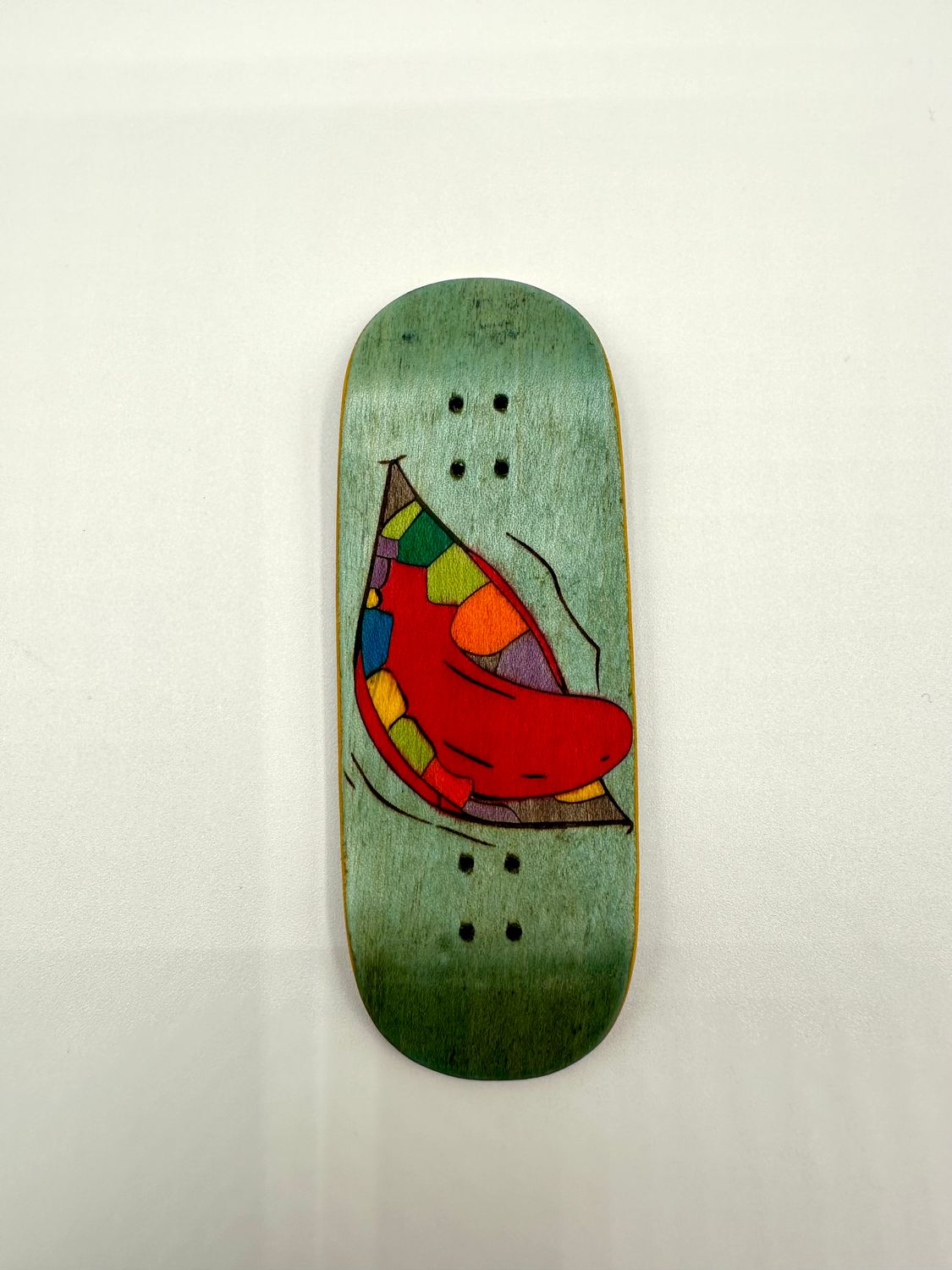 Workers FB Fingerboard Deck Mouth Red 34 Low Zero
