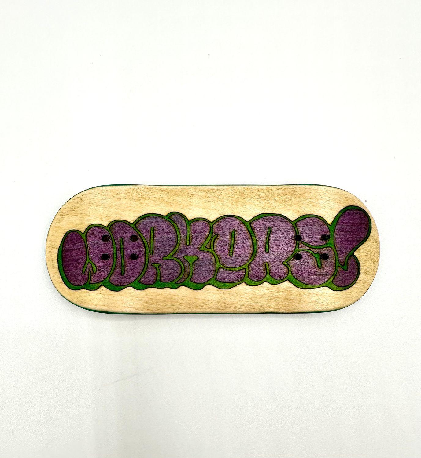 Workers FB Fingerboard Deck Workers Logo Purple 36mm Medium Street