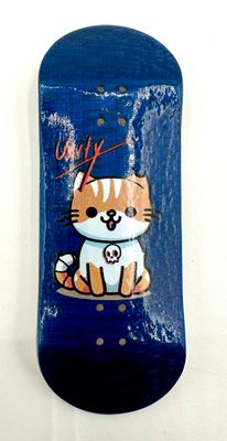 Unity Crew Fingerboard Deck Neko Cat 34mm