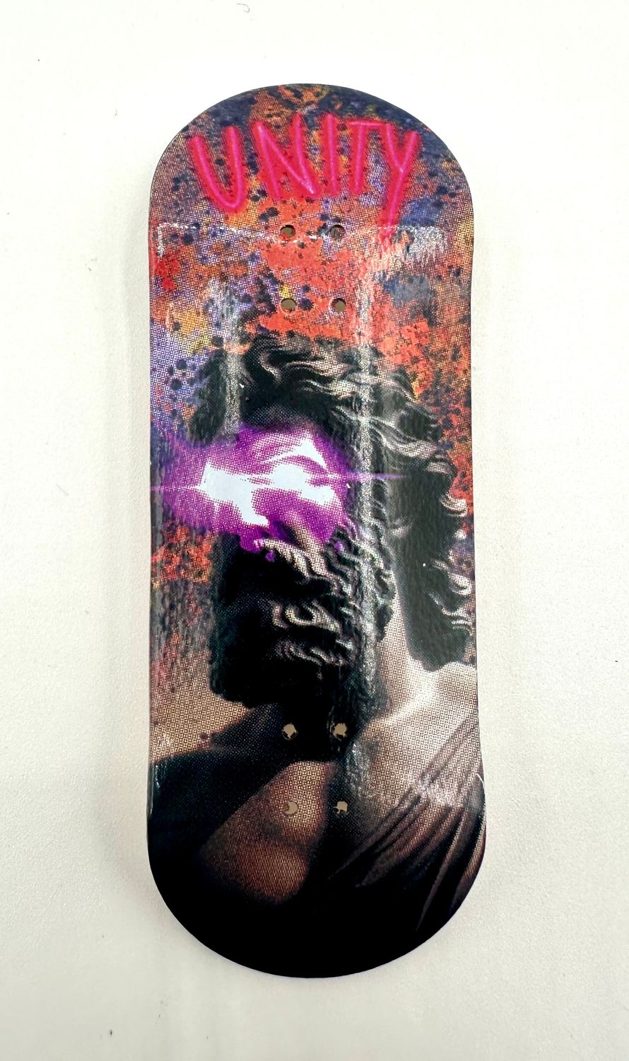 Unity Crew Fingerboard Deck Power Zeus 34mm