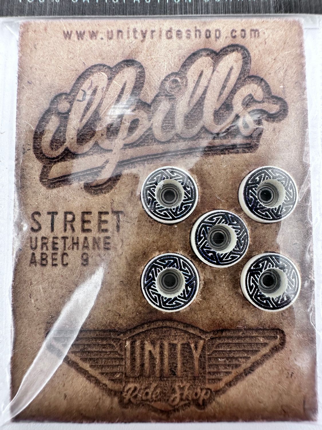 指スケ ウィール ILLPILLS illPill Fingerboard Wheels - Cloud White Big Pill Shape