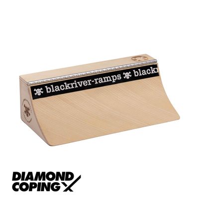 Blackriver Fingerboard Ramps- Pocket Quarter XL Diamond Coping