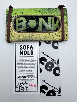Bonk Benches Custom Sofa Mold Fingerboard Deck #1126 32mm