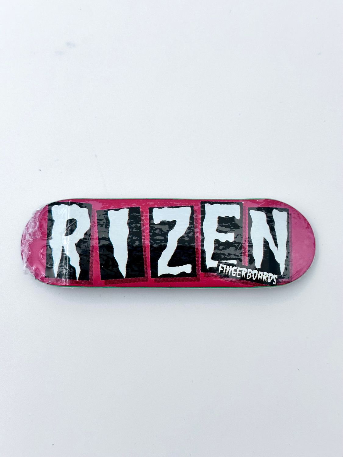 Rizen Fingerboard Deck Rizen Logo , Color: Red 29mm Popsicle