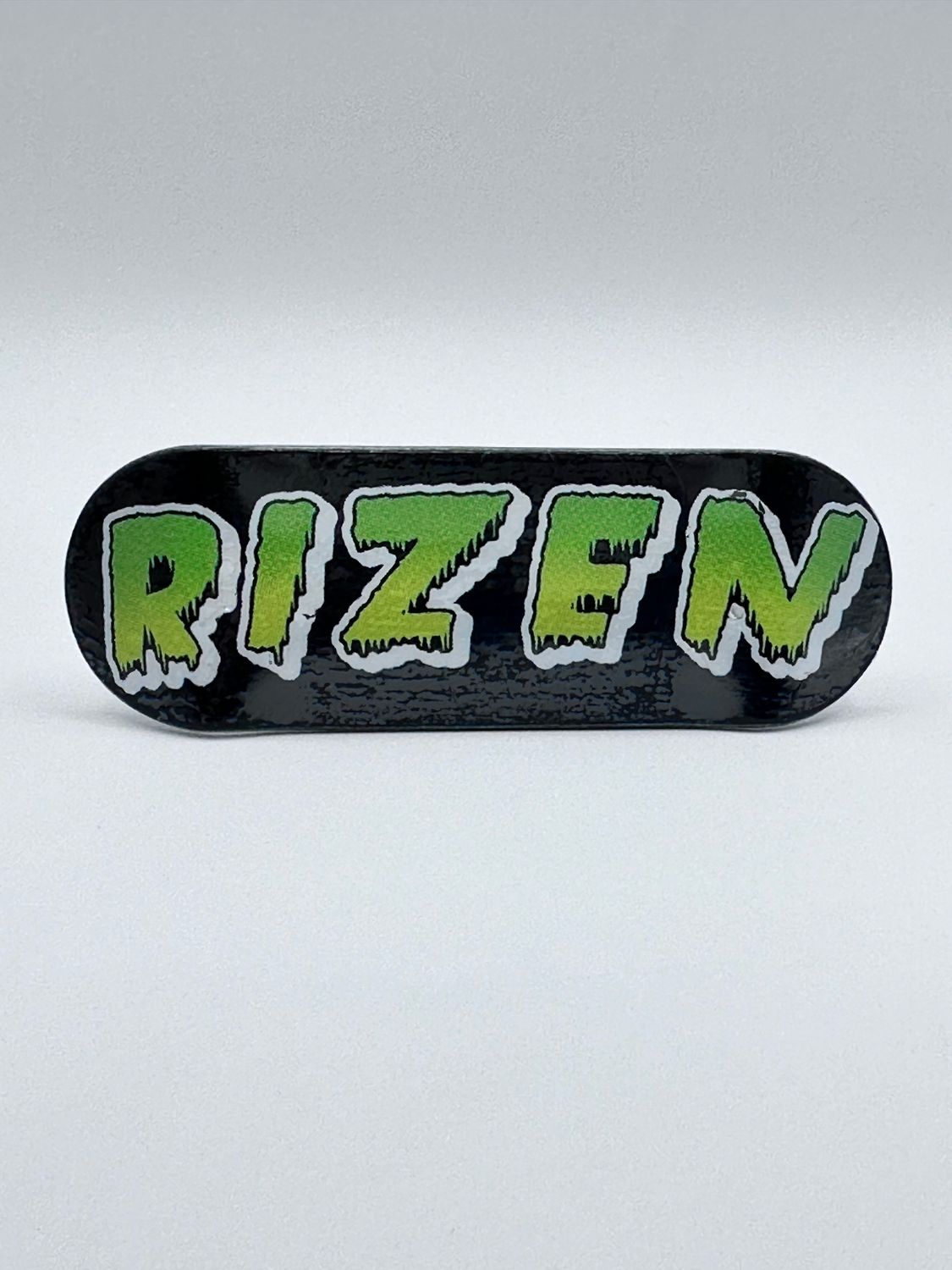 Rizen Fingerboard Deck Drip Logo, Color: 32mm Popsicle